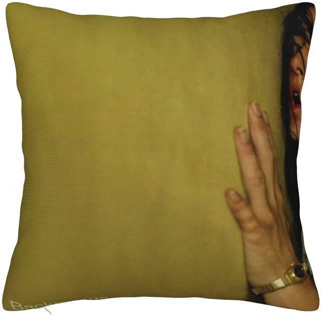 Dekorative Kissenhülle Backrooms Horrorfilm Merch von JMG Clothing, Farbe: Gelb, B/T/H: 40 x 40 x 0 cm - Bild 1