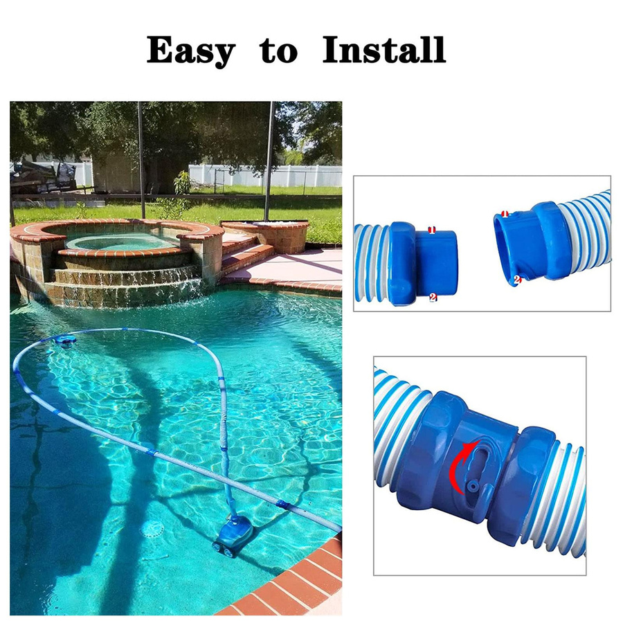 Three Body Twist-Lock-Schlauch als Kunststoffreiniger-Schlauchersatz für Poolreiniger X7 T3 T5 MX6 MX8 - Bild 2