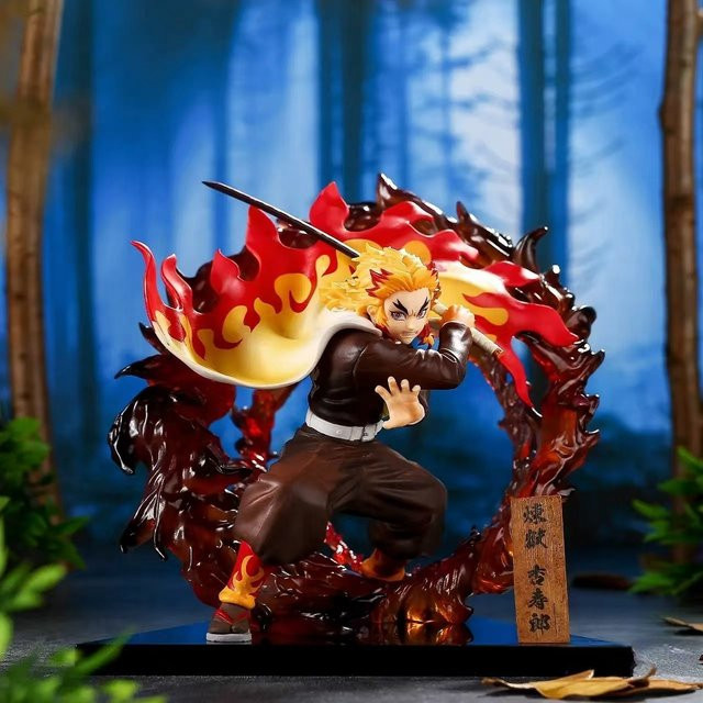 Bandai Kamado Tanjiro Rengoku Kyoujuro Anime Figur, Bunt / Mehrfarbig - Bild 1