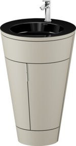 Duravit Waschtischunterschrank Starck 1 c-bonded Set, Farbe Tau s-matt, B/T/H: 56 x 60,5 x 86,4 cm - Bild 1