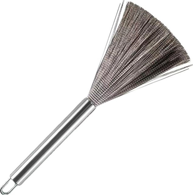 JETTING Topfbürste aus Edelstahl in Silber, multifunktionale Reinigungsbürste und Küchen-Drahtbürste - Bild 1