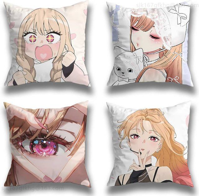 K-Kitagawa Marin Kissenbezug für Wohnzimmer, Schlafzimmer und Bett zur Heimdekoration - Bild 1