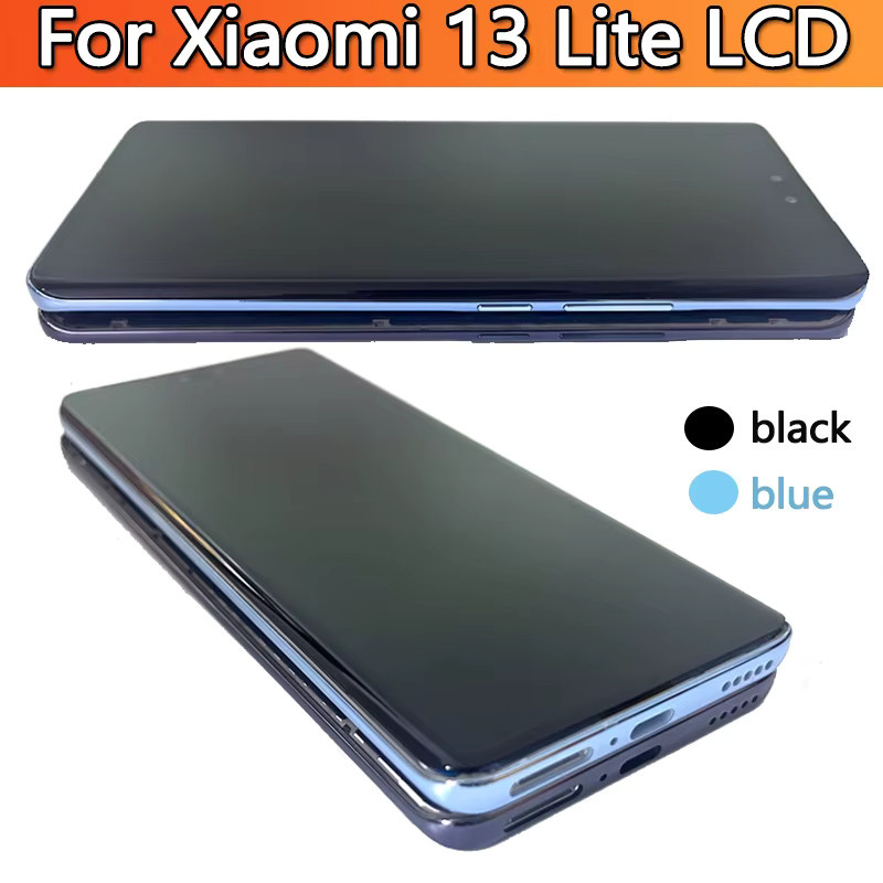 Xiaomi 13 Lite AMOLED Display Ersatz mit Touchscreen Digitizer Baugruppe in Schwarz - Bild 4