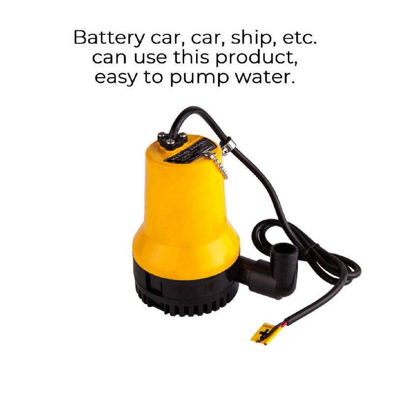 Ideal Power Tool Solar Tauchpumpe mit bürstenlosem Motor, Gelb, 50W, 4500L/H, 5m Förderhöhe, DC 12V/24V für Bewässerung, Brunnen und Fischteich - Bild 8