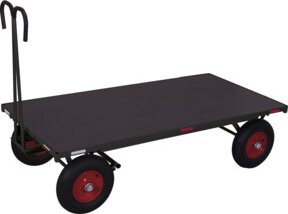 Cordes Handpritschenwagen ohne Bordwand in Anthrazit RAL 7016, B/T/H: 120 x 80 x 134 cm - Bild 1