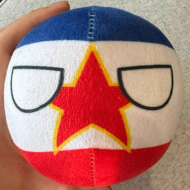 Yiran Health & Beauty Polandball Plüschkissen, 10cm, Bunt / Mehrfarbig - Bild 1