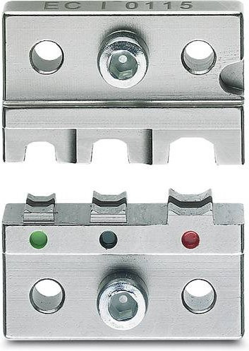 Phoenix Contact Crimpgesenk CF 500/DIE RCI 1,5 1212263 für isolierte Kabelschuhe 0,14 bis 1,5 mm² in Silber - Bild 1
