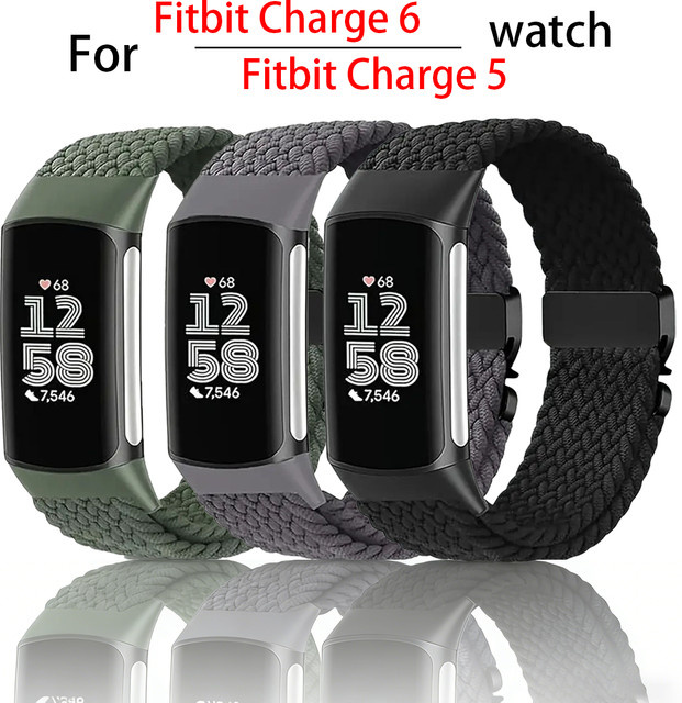 Fitbit Uhrenarmband Nylon, Multicolor, Unisex - Bild 1