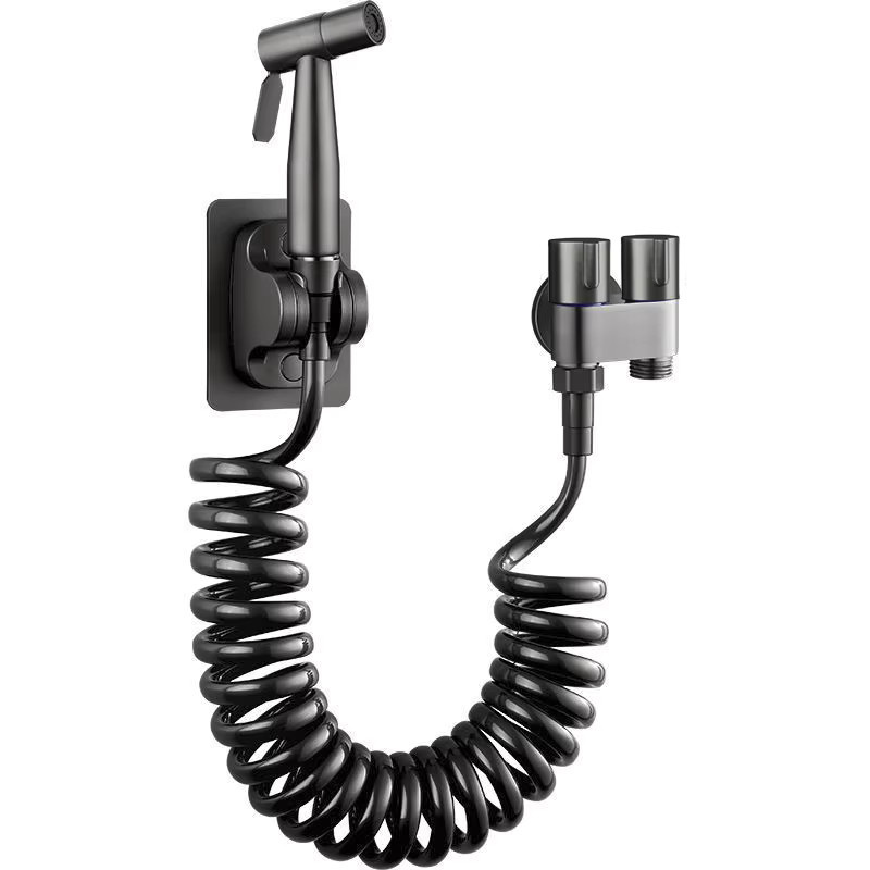 Brangdy Handheld WC Bidet Sprayer Set aus Edelstahl in Silber oder Schwarz - Bild 4