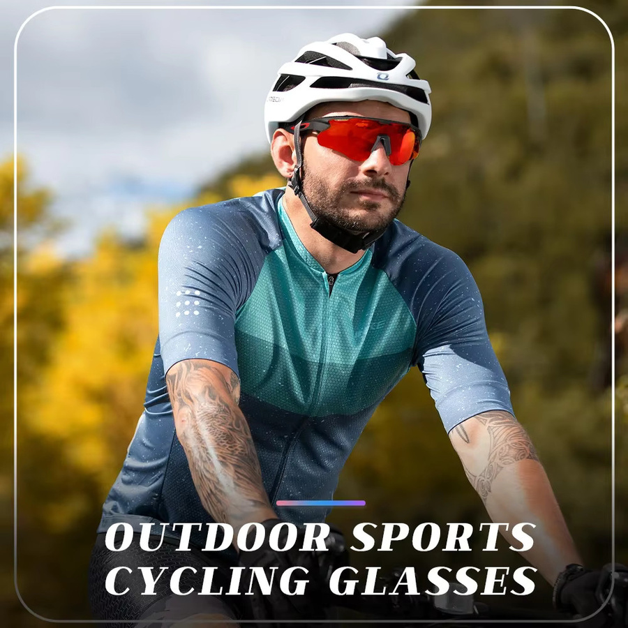 PHMAX Sportsonnenbrille, polarisiert, Vollrand, Kunststoff - Bild 2