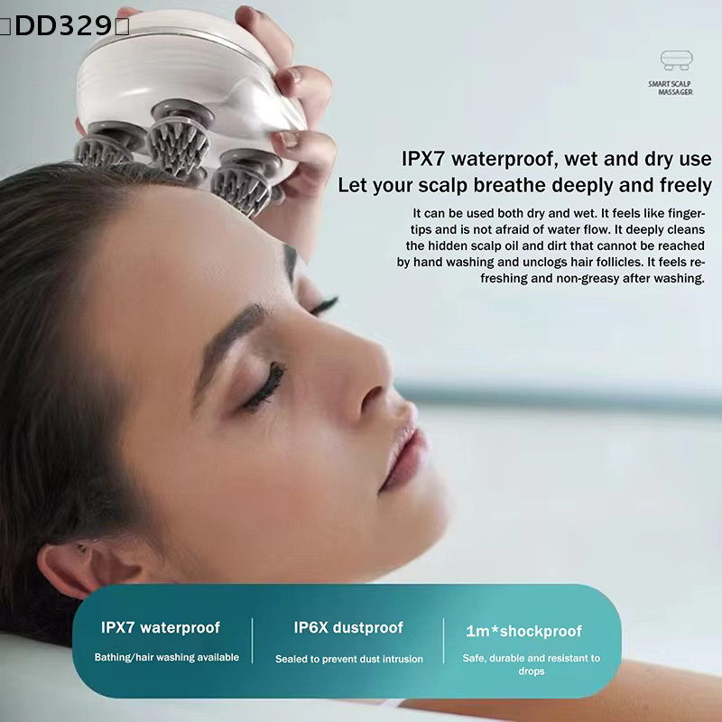 JETTING Elektrisches Kopfhautmassagegerät mit Rotlicht, Unisex - Bild 4