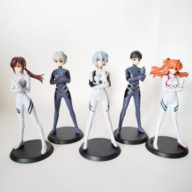 Yiran toy 1 Ayanami Rei Figur Neon Genesis Evangelion Action Modell 5-teiliges Set - Bild 1