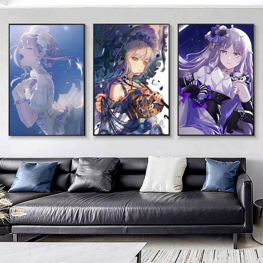 Anime Poster Yukina Minato B-BanG D-Dream Vintage Wandkunst Dekor für dein Zuhause oder Arbeitszimmer - Bild 2