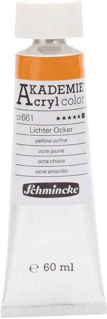 Schmincke Akademie Acrylcolor Lichter Ocker 60 ml - Bild 1