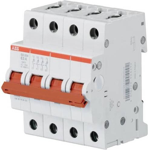 ABB Lasttrennschalter Grau 4polig 25A mit 4 Schließern 2CDD284101R0025 - Bild 1