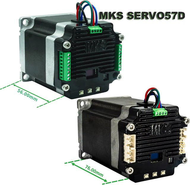 MKS SERVO57D NEMA23 Closed-Loop-Schrittmotortreiber in Schwarz für CNC und 3D-Drucker mit Gen_L FOC Technologie - Bild 1