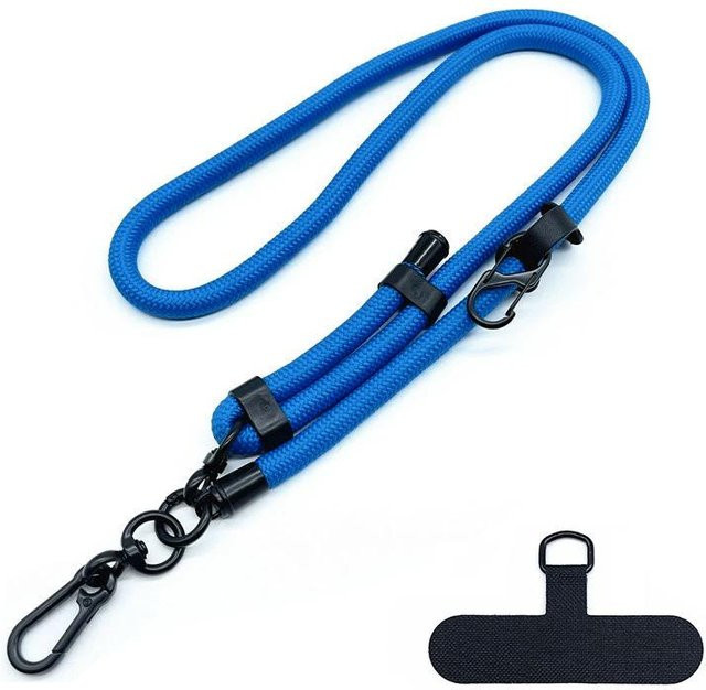 SZwatch Handy-Lanyard Verstellbares Crossbody Schulterband mit Kartenhalter und Clip in Blau - Bild 1
