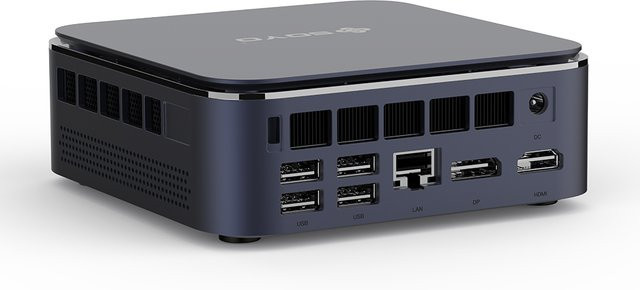 SOYO Mini-PC M5 mit AMD Ryzen 3 4300U, 16 GB DDR4 RAM und 512 GB M.2 SSD, Dual 4K UHD mit HDMI und DisplayPort, Blau - Bild 1