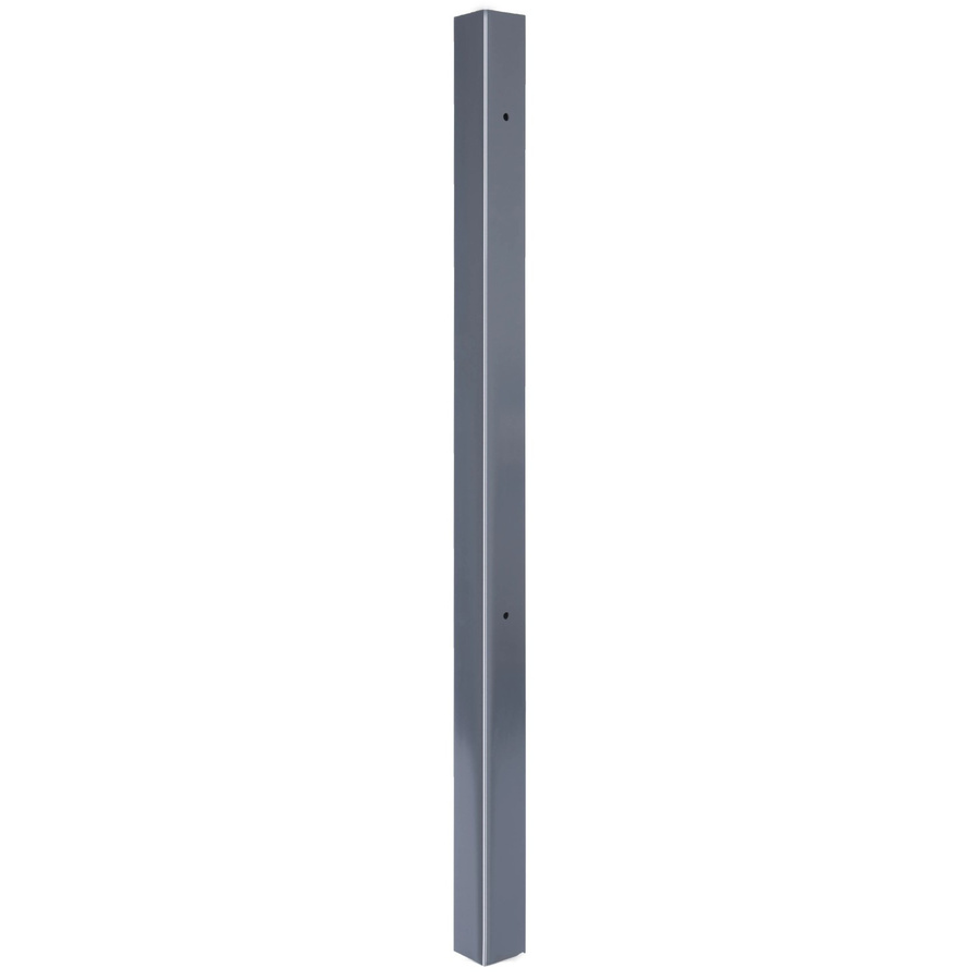 AluKlobenpfosten DEMMELHUBER für AluDoppeltor CHAUSSEE und CIRCLE, Aluminium, Anthrazit, Höhe: 160 cm für Zaunhöhe: 105 cm - Bild 2