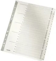 Leitz Zahlenregister A4 in Grau und Transparent aus Papier und Kunststoff - Bild 1