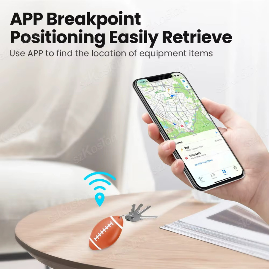 JSPTEC Smart Tag Bluetooth GPS-Tracker kompatibel mit iOS Find My App als Anti-Verlust Finder für Geldbörsen und Schlüssel - Bild 2
