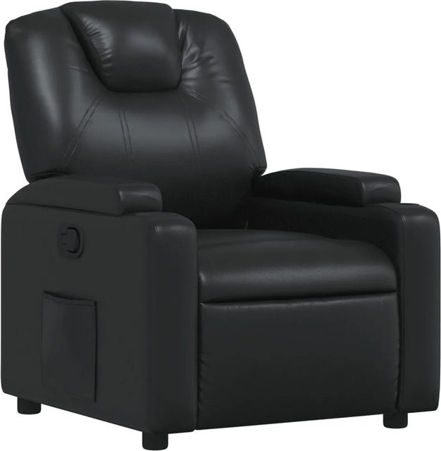 vidaXL Relaxsessel Modell 32 in Schwarz aus Kunstleder mit Armlehnen - Bild 1