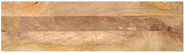 vidaXL Tischplatte aus Massivholz Mango in Braun, Rechteckig, B/T/H: 120 x 40 x 2,5 cm - Bild 1