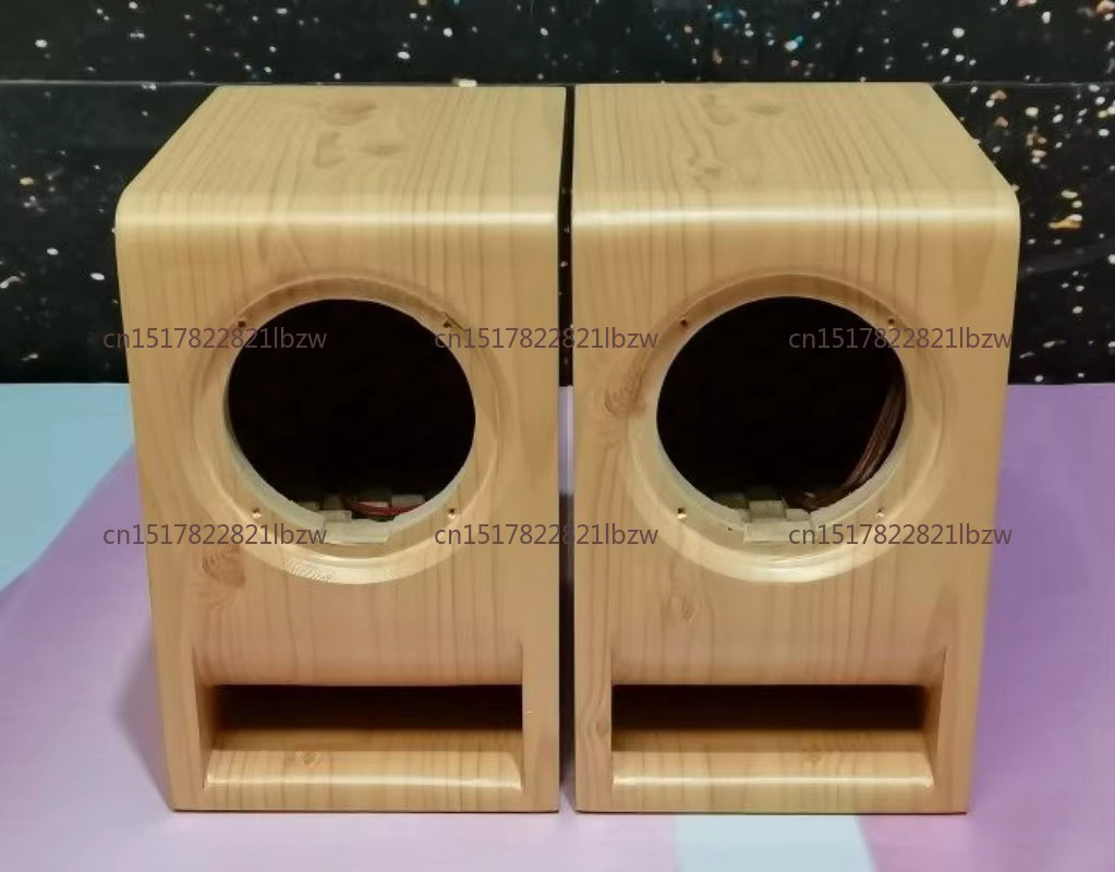 DIY Labyrinth-Holzlautsprecher Gehäuse für Bücherregal und Stereo-Anlagen, Farbe: Braun - Bild 1