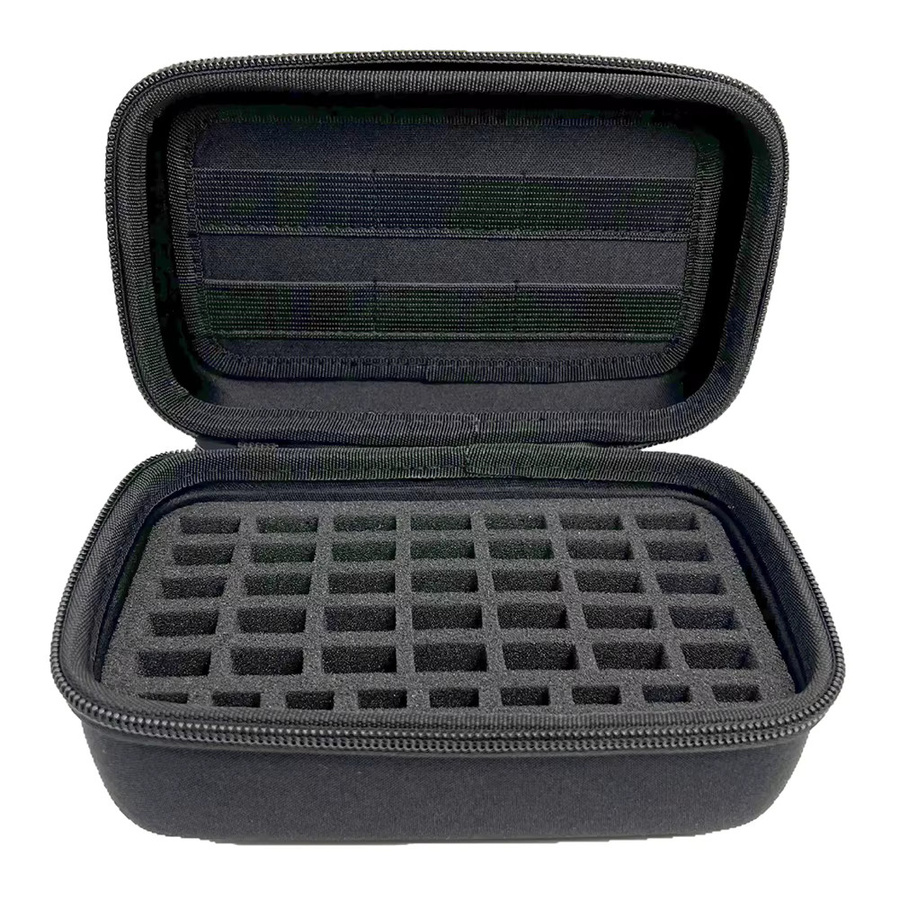 Staubdichte USB-Stick Aufbewahrungstasche und Organizer Box für elektronisches Zubehör in Schwarz - Bild 7