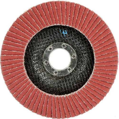 3M Fächerschleifscheibe Ceramic Rot Körnung 40 Durchmesser: 125 mm, 10 Stück - Bild 1