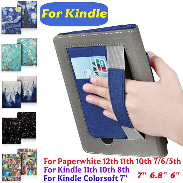 Magnet-Ständerhülle für Kindle Paperwhite, Oasis und Colorsoft Signature Edition in Grün - Bild 1