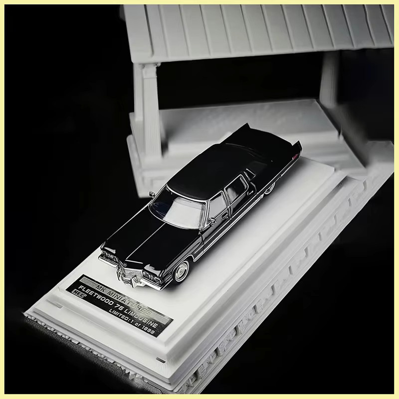 WELLY Cadi Fleetwood 75, Automodell, 1:64 Maßstab, Metall, Schwarz - Bild 5