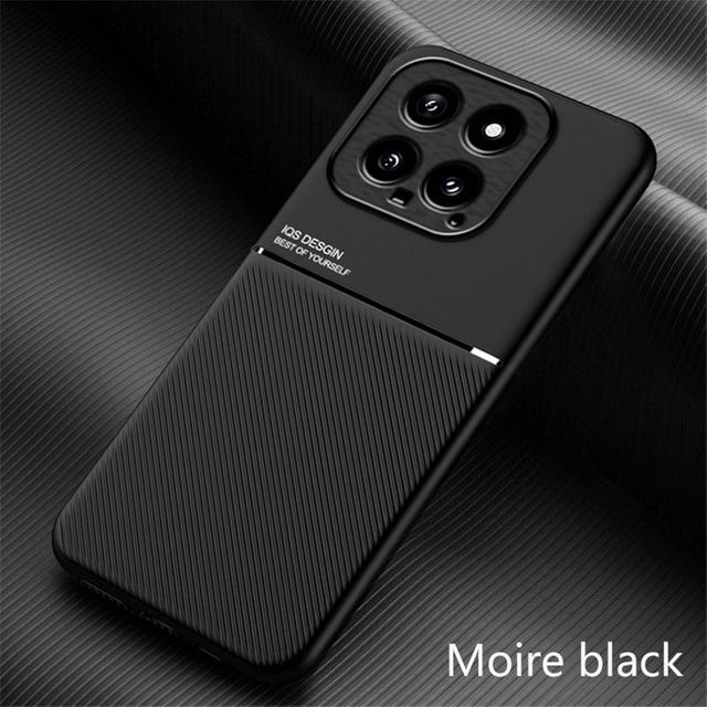 Robuste Anti-Rutsch-Schutzhülle für Xiaomi mit magnetischer Halterung für die Autohalterung, Farbe: Schwarz - Bild 1