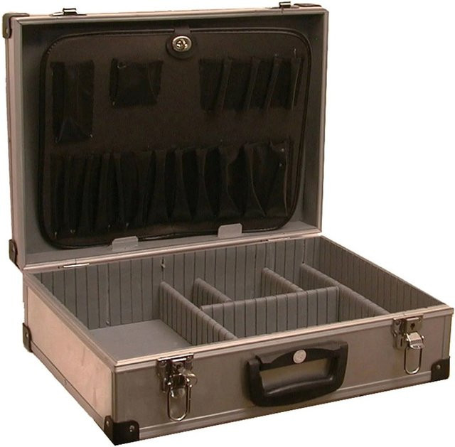 BGS Aluminium Werkzeugkoffer Silber B/T/H: 46,0 x 34,0 x 15,0 cm - Bild 1