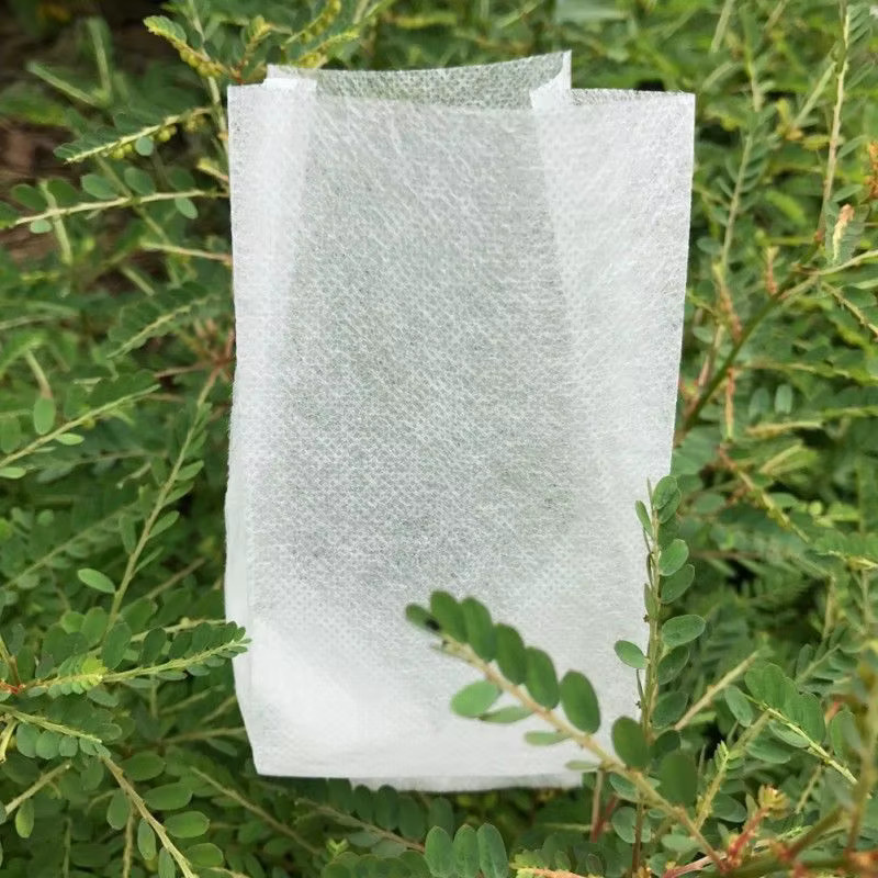 Biologisch abbaubare Pflanzenwachstumsbeutel aus Vliesstoff für die Aussaat und den Hausgarten, Farbe: Weiß - Bild 2