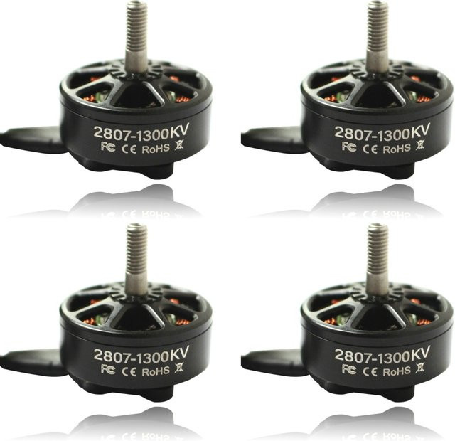 DLWEIMEI Bürstenloser Motor 2807 für FPV Freestyle und 7 Zoll Langstrecken Drohnen, Schwarz - Bild 1