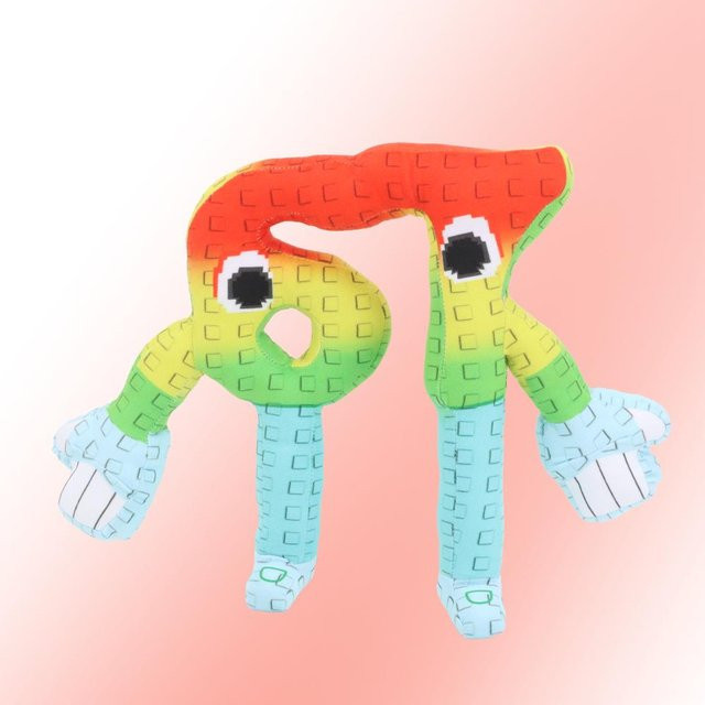 Yiran toy Brainrot-Regenbogen 67 Plüschtier, Bunt, 22cm, ab 3 Jahre - Bild 1