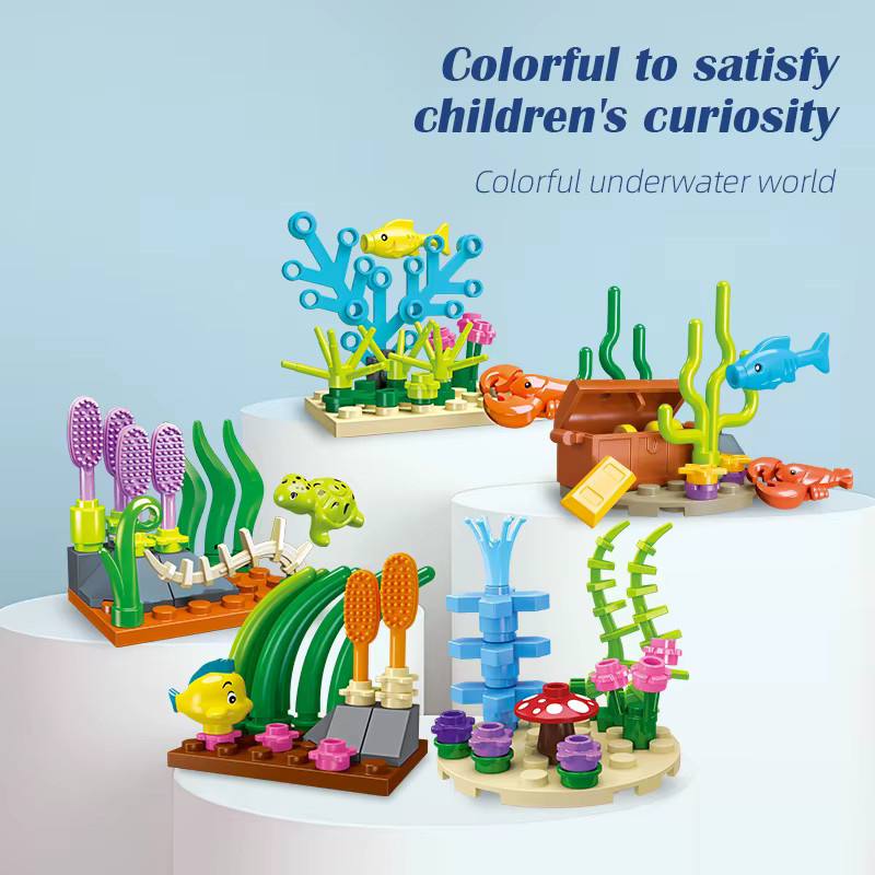 AMAZINGBLOKS Ocean Series Unterwasserwelt Modell-Bausteine, Meerestiere - Bild 2