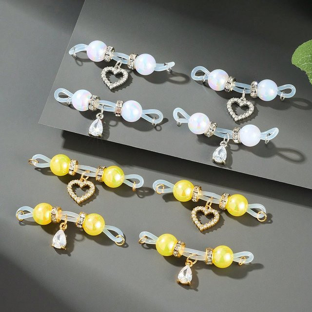 Brustwarzenringe Clip-On, Zirkonia, Unisex - Bild 1