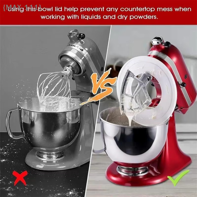 KitchenAid Mixer-Schüsselabdeckung F2-MAX111 für Standmixer mit kippbarem Kopf, 4,5-5 Quart - Bild 3