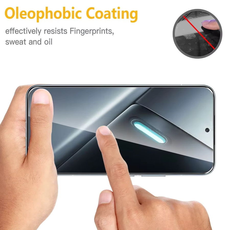 NNBILI 3 Stück 9D Vollflächige Gehärtete Glas-Displayschutzfolien für Xiaomi Poco X7 X8 Pro X8 Pro Max Serie, Transparent - Bild 4