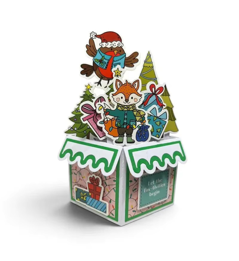 Weihnachts Metall Stanzformen und Stempel Set für Scrapbook, Tagebuch und Grußkarten zur DIY Dekoration - Bild 4