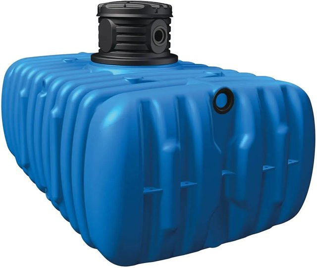 4rain Flachtank-Paket Flat M 6.000 Haus-Premium Zisterne aus Kunststoff mit begehbarem Deckel und Domschacht - Bild 1