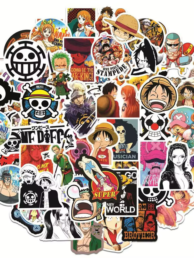 Bandai One Piece Aufkleber, Piraten, Bunt / Mehrfarbig - Bild 4