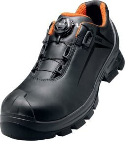 uvex Sicherheitshalbschuhe S3 2 MACSOLE mit BOA Fit System in Schwarz/Orange, Größe 44 - Bild 1