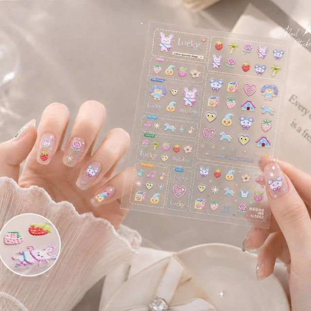 NAILFYOU 5D Nagelkunst-Aufkleber, Unisex - Bild 1