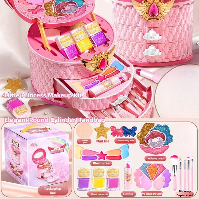 Fashnics Mädchen Schminkset, dreischichtig, pink - Bild 1