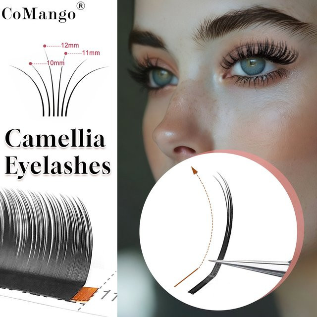 CoMango Camellia Lash Wimpernverlängerungen, Einzelwimpern - Bild 1