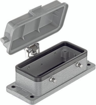 HARTING Anbaugehäuse 09 30 016 1314 aus Aluminium in Grau - Bild 1