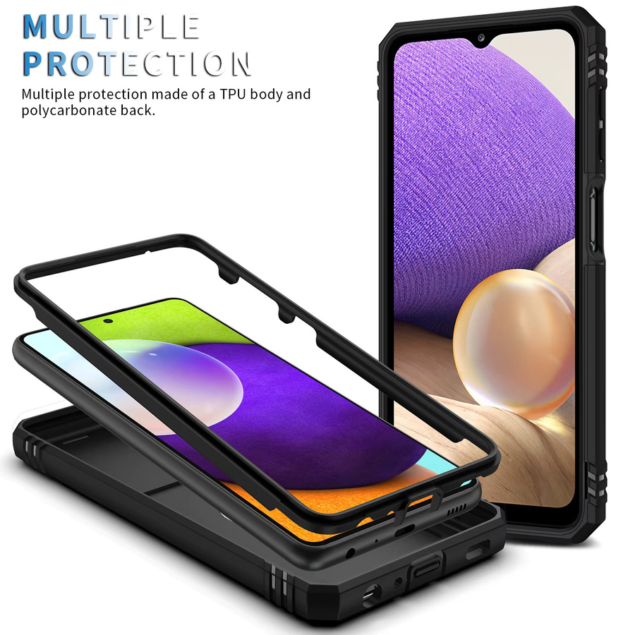 Samsung Galaxy Schutzhülle mit Kamera-Slider für A15 A34 A14 A24 A25 A13 A33 A52 A53 A23 in Schwarz und Grün - Bild 6